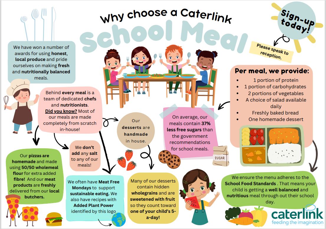 why choose a caterlink school meal